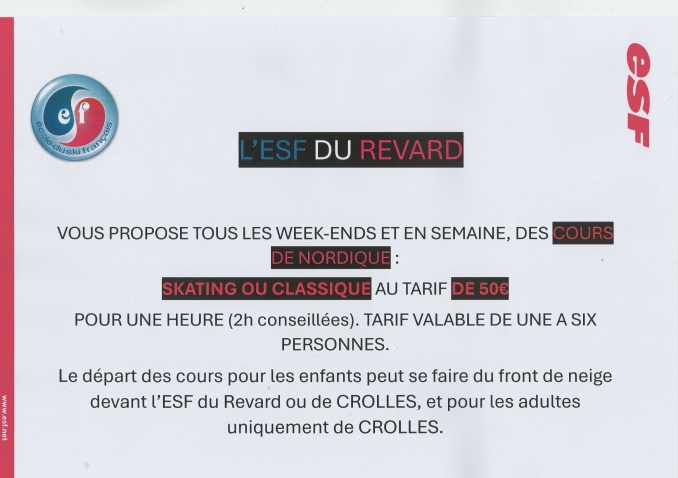 - ESF Le Revard