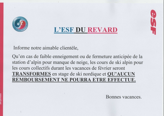  - ESF Le Revard