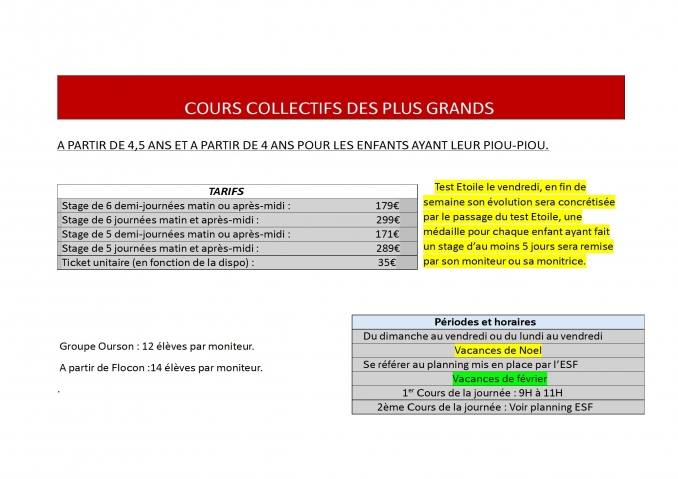  - ESF Le Revard